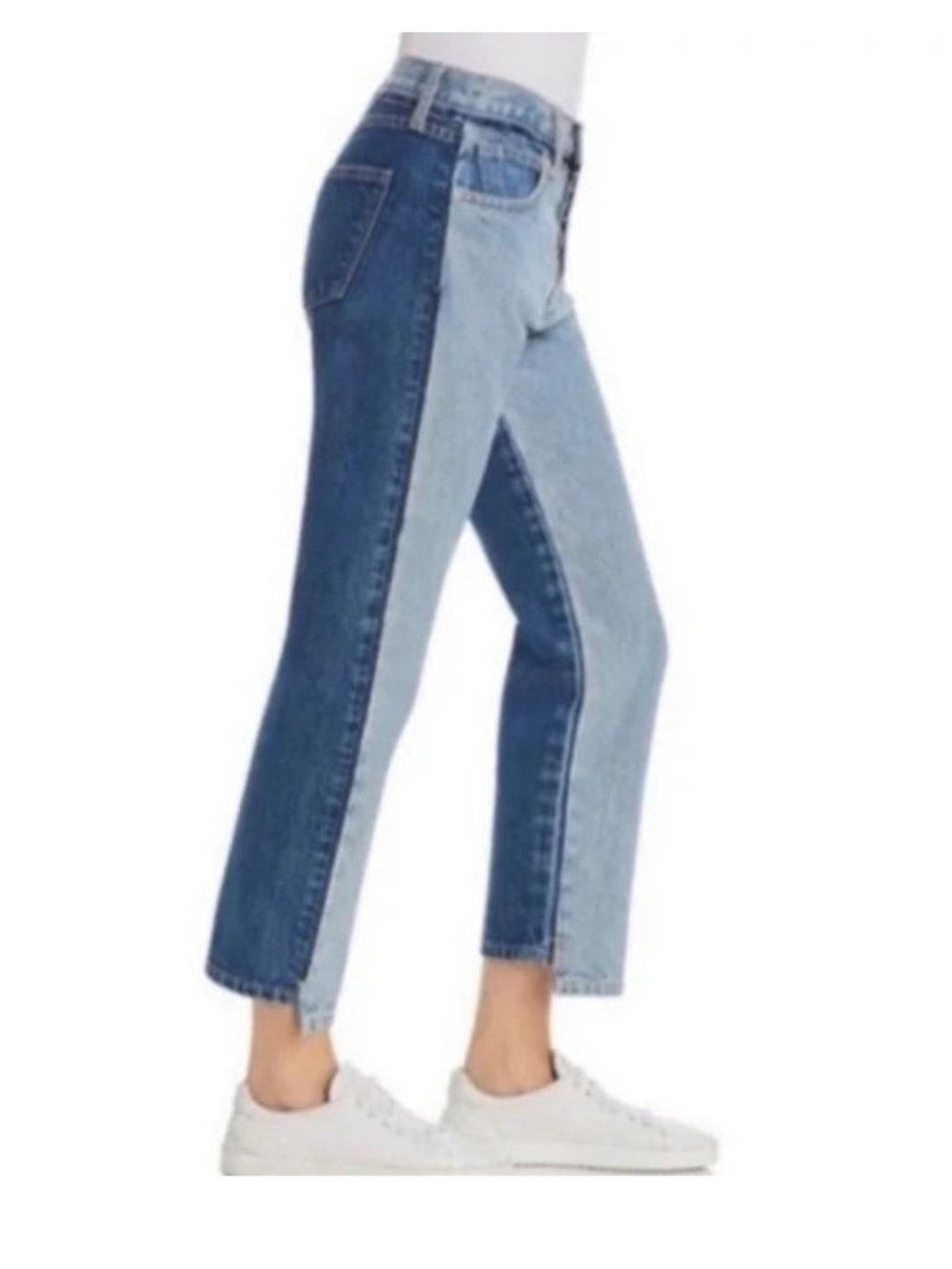 NWOT Current Elliot Two Tone contrast Somera Jeans Size 28 Made in the USA